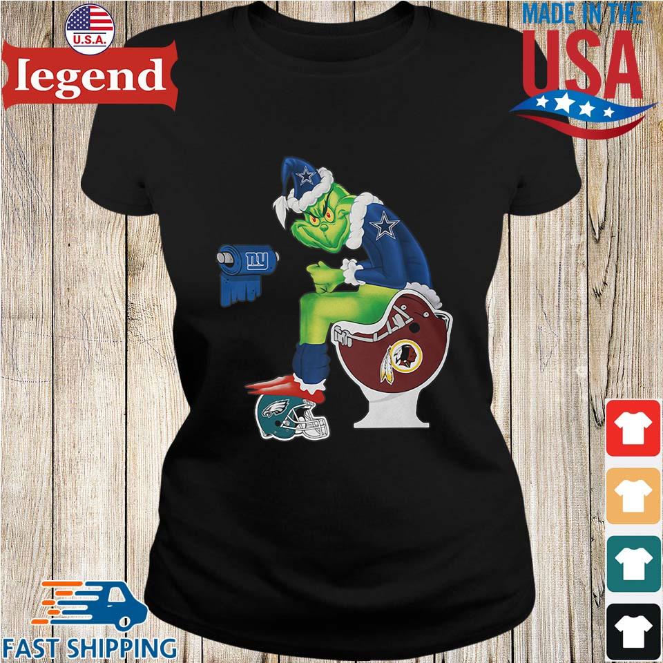 Funny Grinch Nfl And Dallas Cowboys 80s T Shirt 