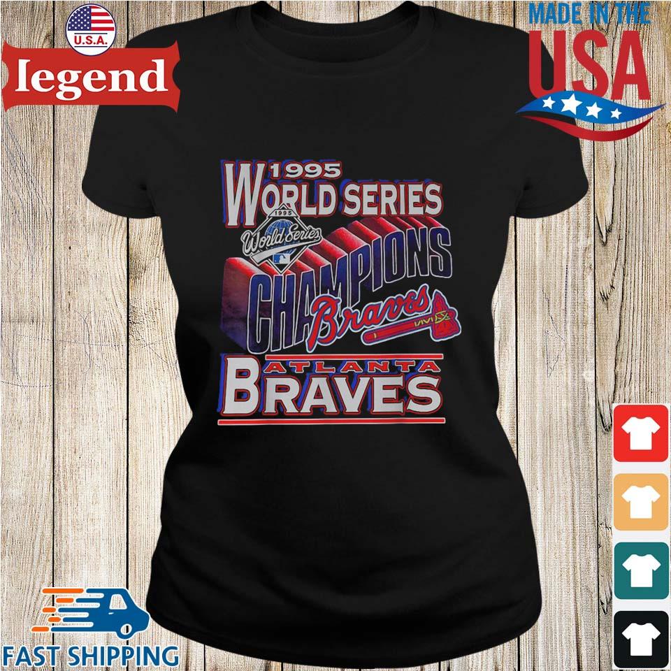 Official vintage 1995 Atlanta Braves World Series Champions shirt, hoodie,  sweater, long sleeve and tank top