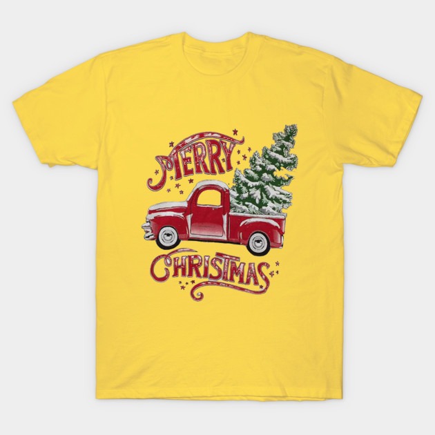 New Orleans Saints Truck Merry Christmas shirt - Kingteeshop