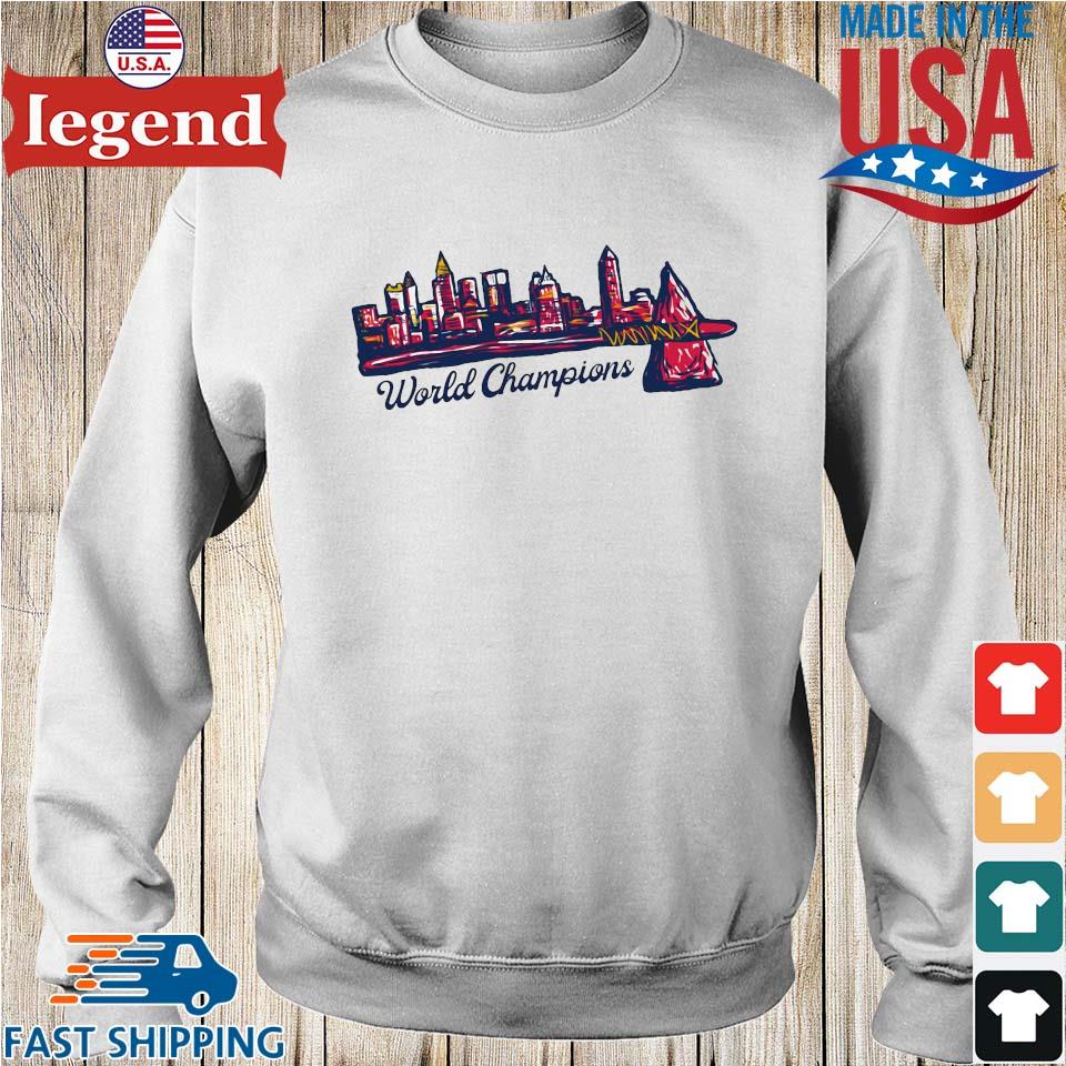 Atlanta Braves 2021 World Champions Skyline shirt,Sweater, Hoodie, And Long  Sleeved, Ladies, Tank Top