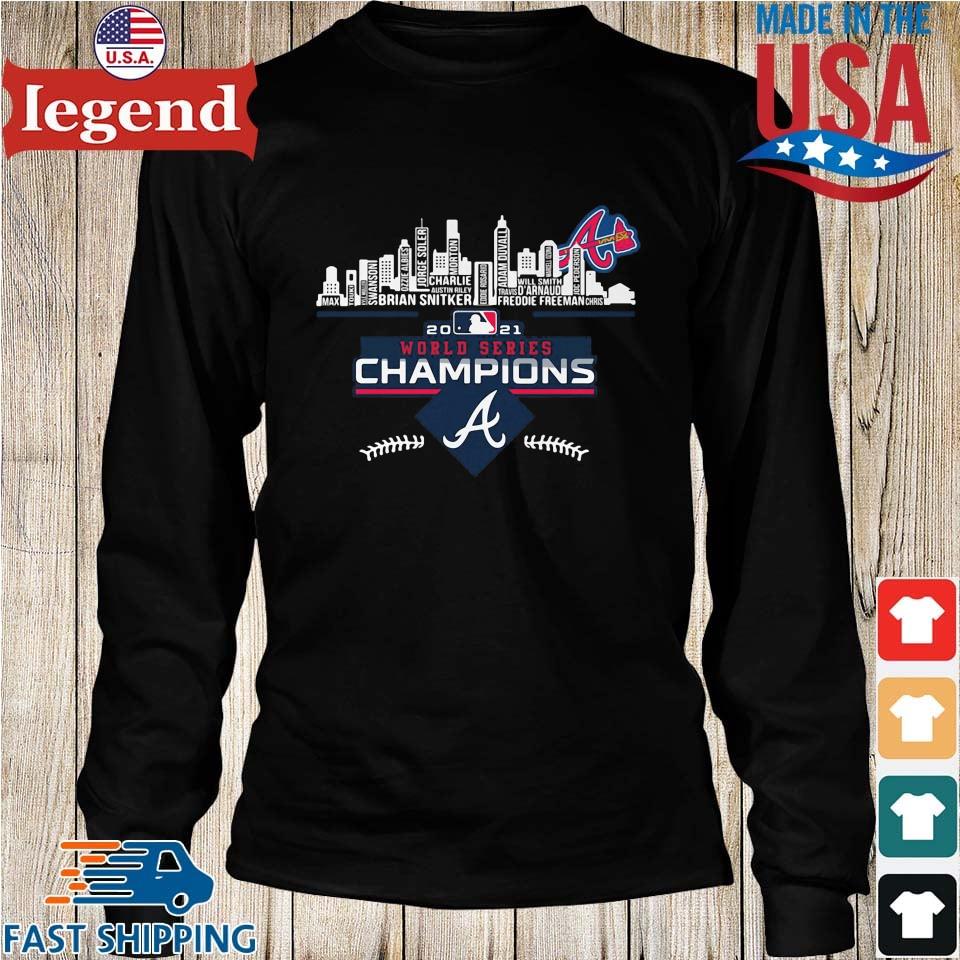 Atlanta Braves Roster Names World Series Champions 2021 Shirt, hoodie,  sweater, long sleeve and tank top