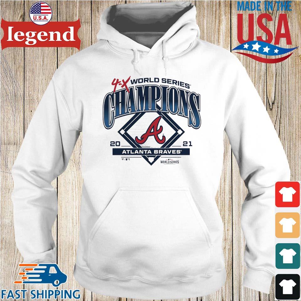 Atlanta Braves 4X World Series Champions 2021 Shirt,Sweater, Hoodie, And  Long Sleeved, Ladies, Tank Top