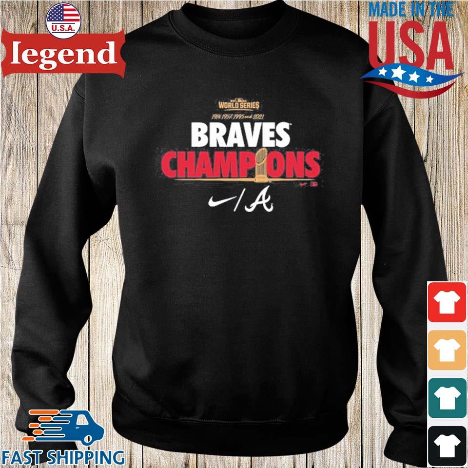 Official Atlanta Braves Nike 2021 World Series Champions Celebration  T-Shirt, hoodie, sweater, long sleeve and tank top