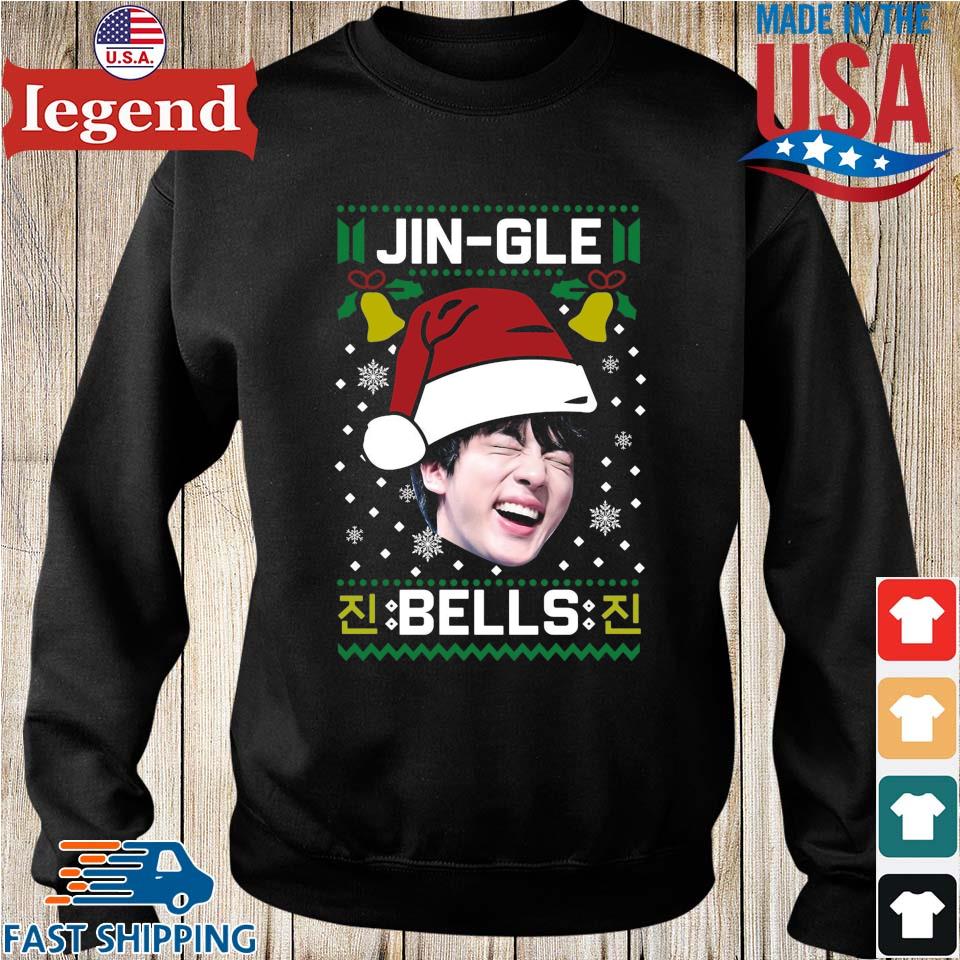 BTS Jin Ugly Christmas Sweater Royal