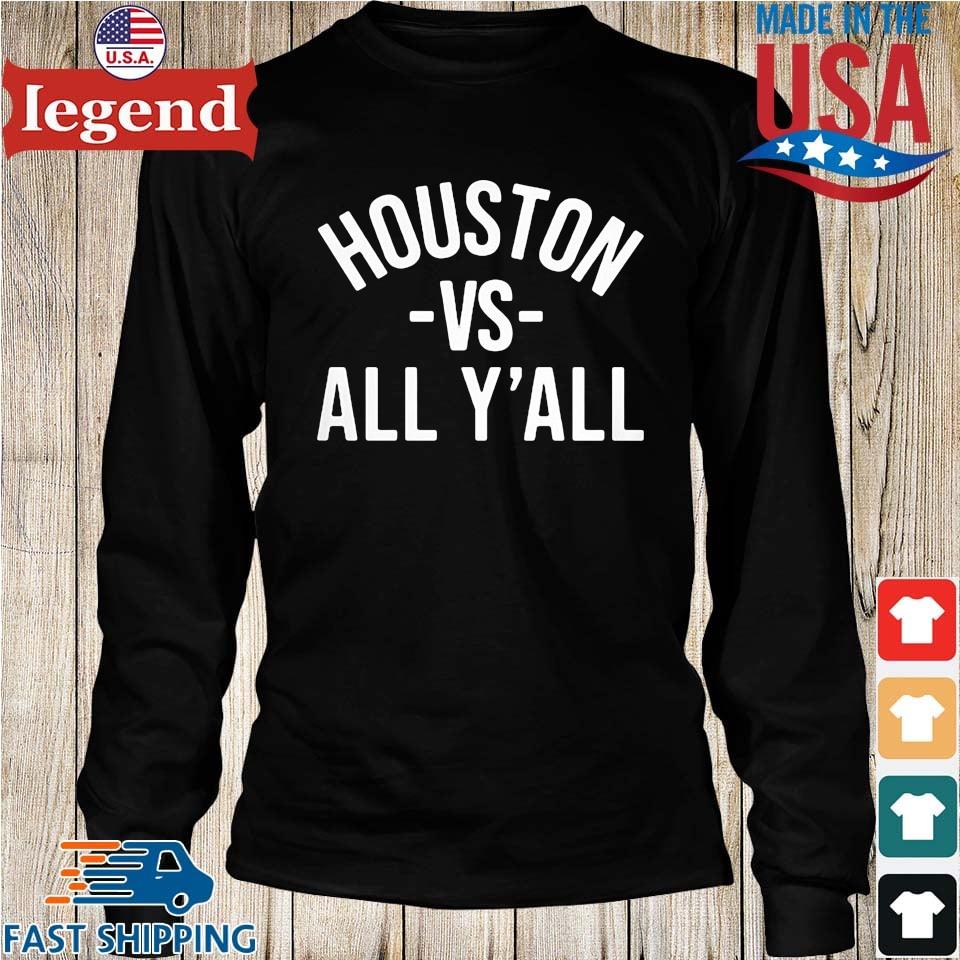 Houston Vs All Yall Bleached Shirt, Plus Size Shirt options