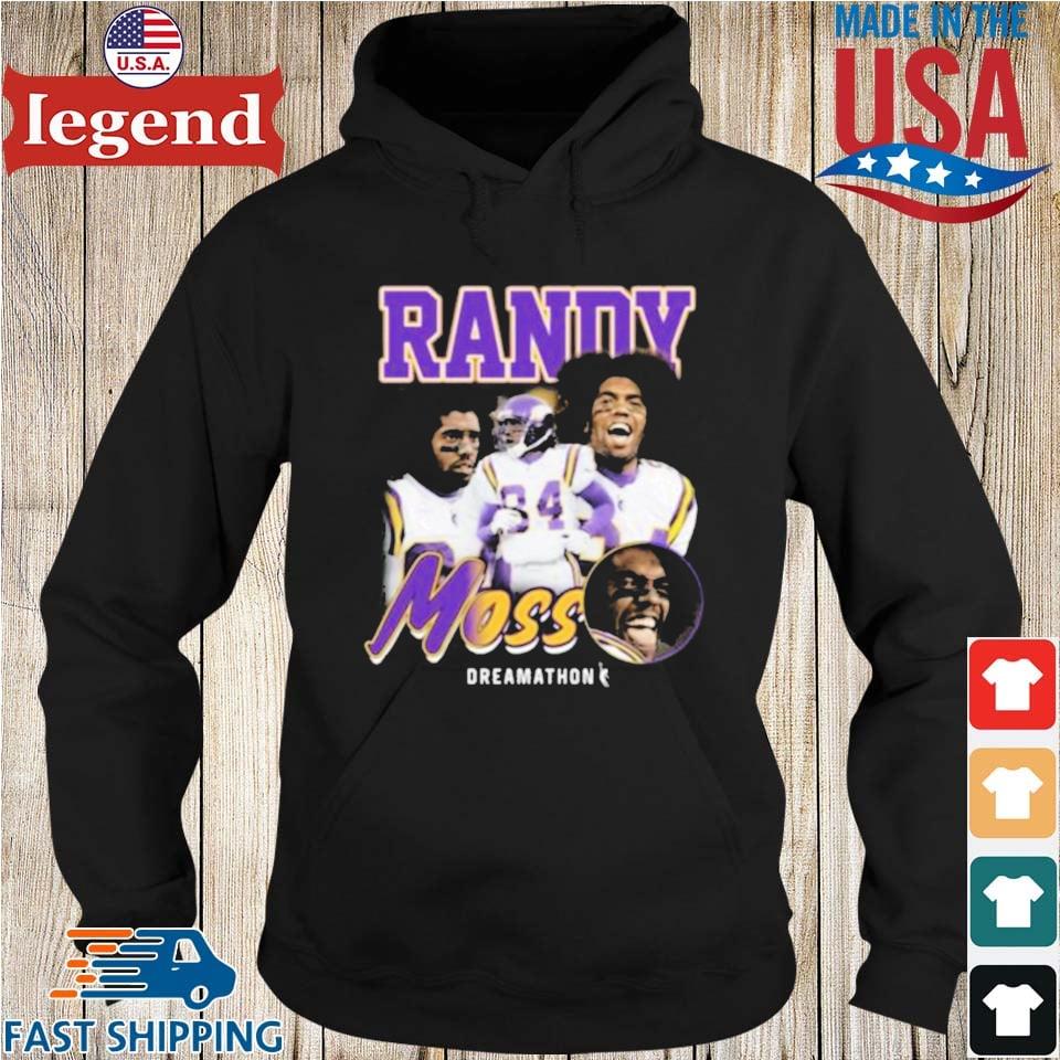 Justin Jefferson Wearing Randy Moss Dreamathon Shirt, hoodie, sweater, long  sleeve and tank top