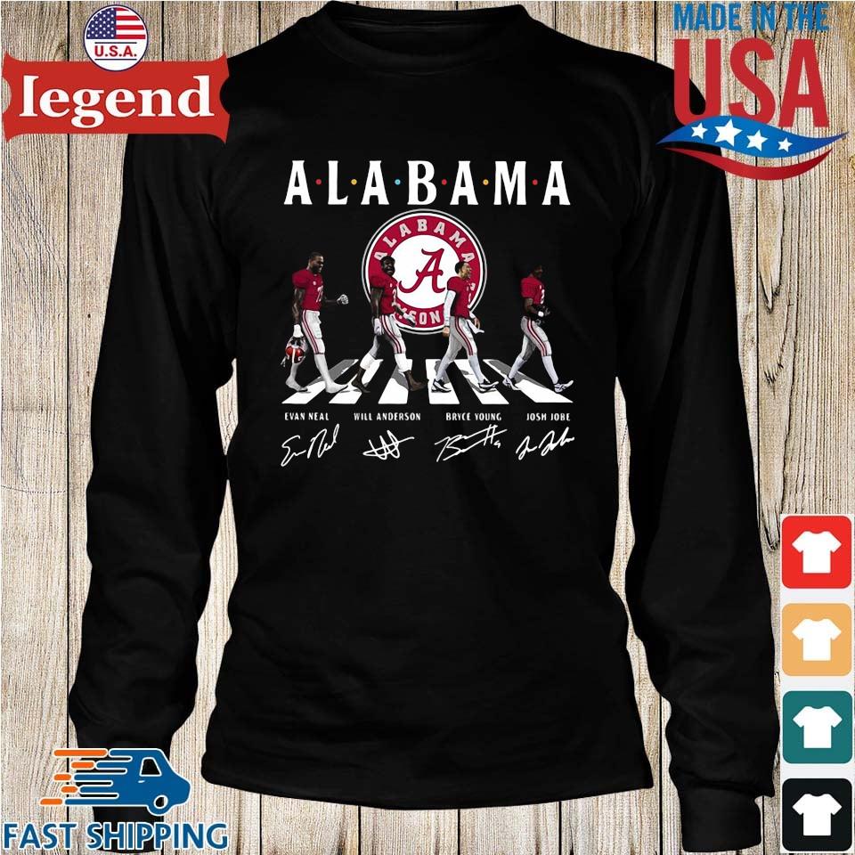 Perfect The Alabama Crimson Tide Abbey Road Signatures Shirt