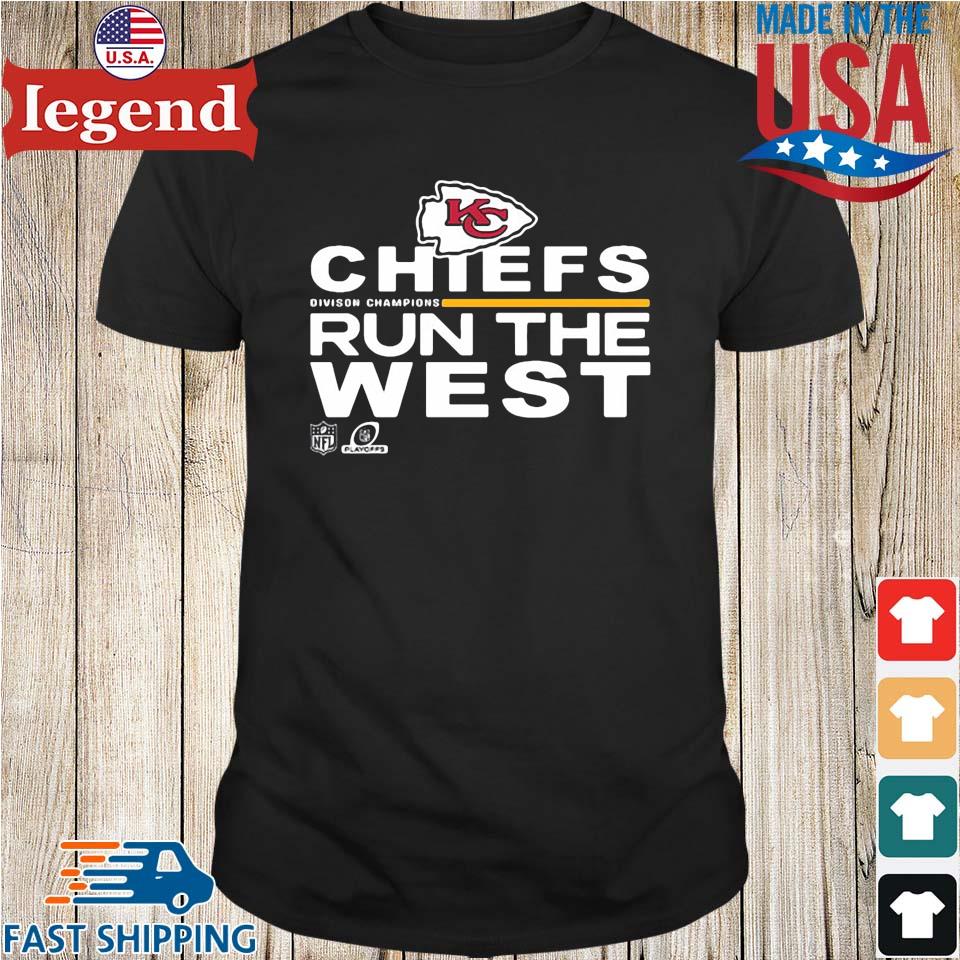 Awesome chiefs Division Champions Run The West Shirt, hoodie