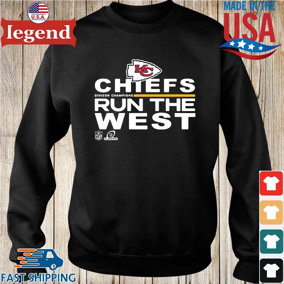 chiefs run the west t shirt