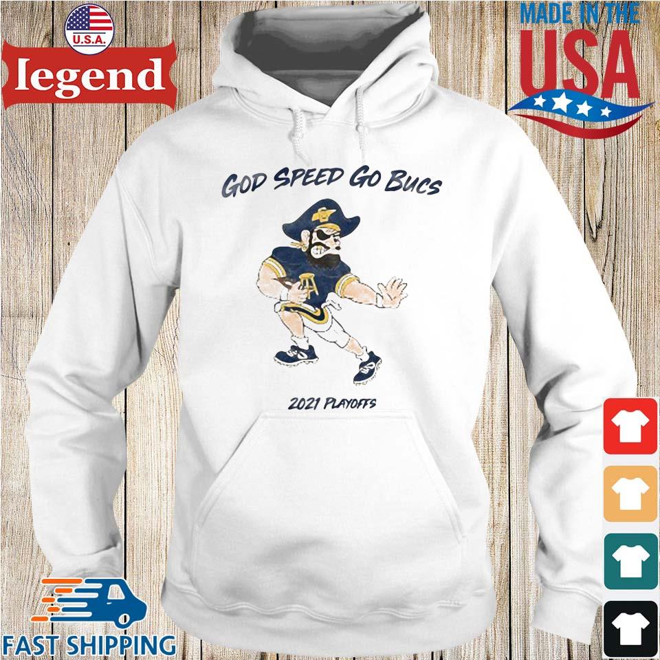 Godspeed go bucs 2021 playoffs shirt,Sweater, Hoodie, And Long