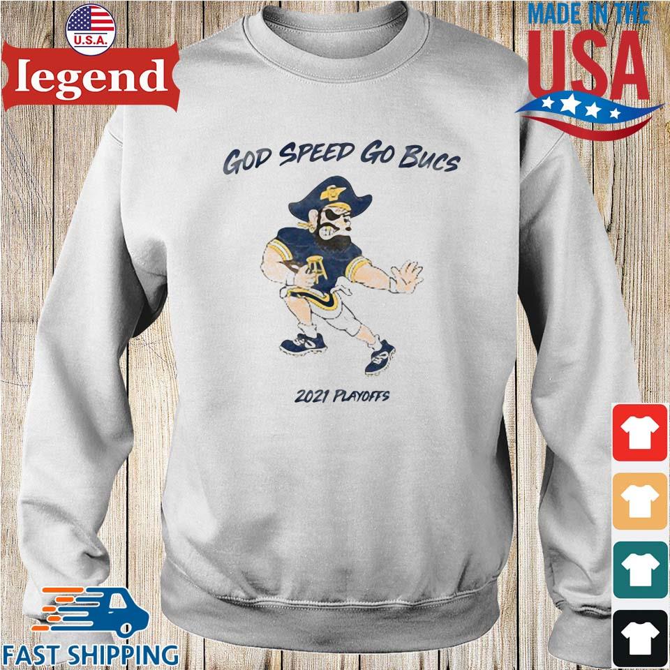 Godspeed go bucs 2021 playoffs shirt,Sweater, Hoodie, And Long