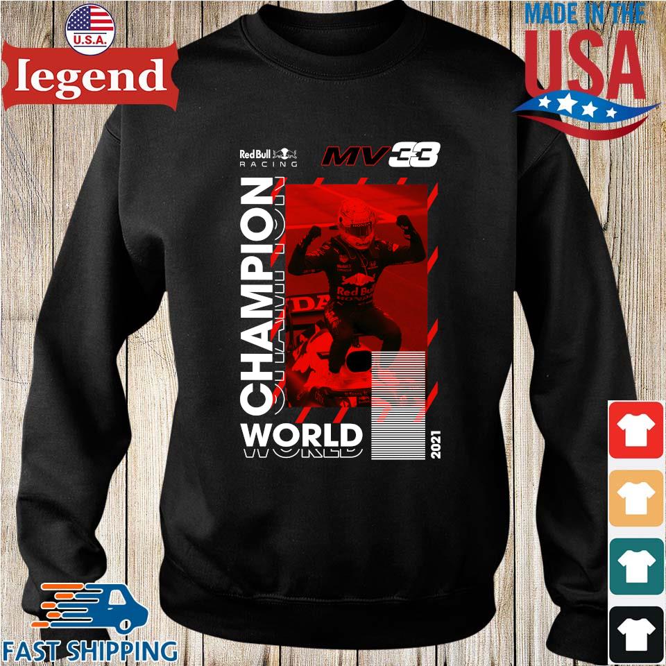 Red Bull Racing 2021 Max Verstappen World Champion T-Shirt, hoodie, sweater  and long sleeve