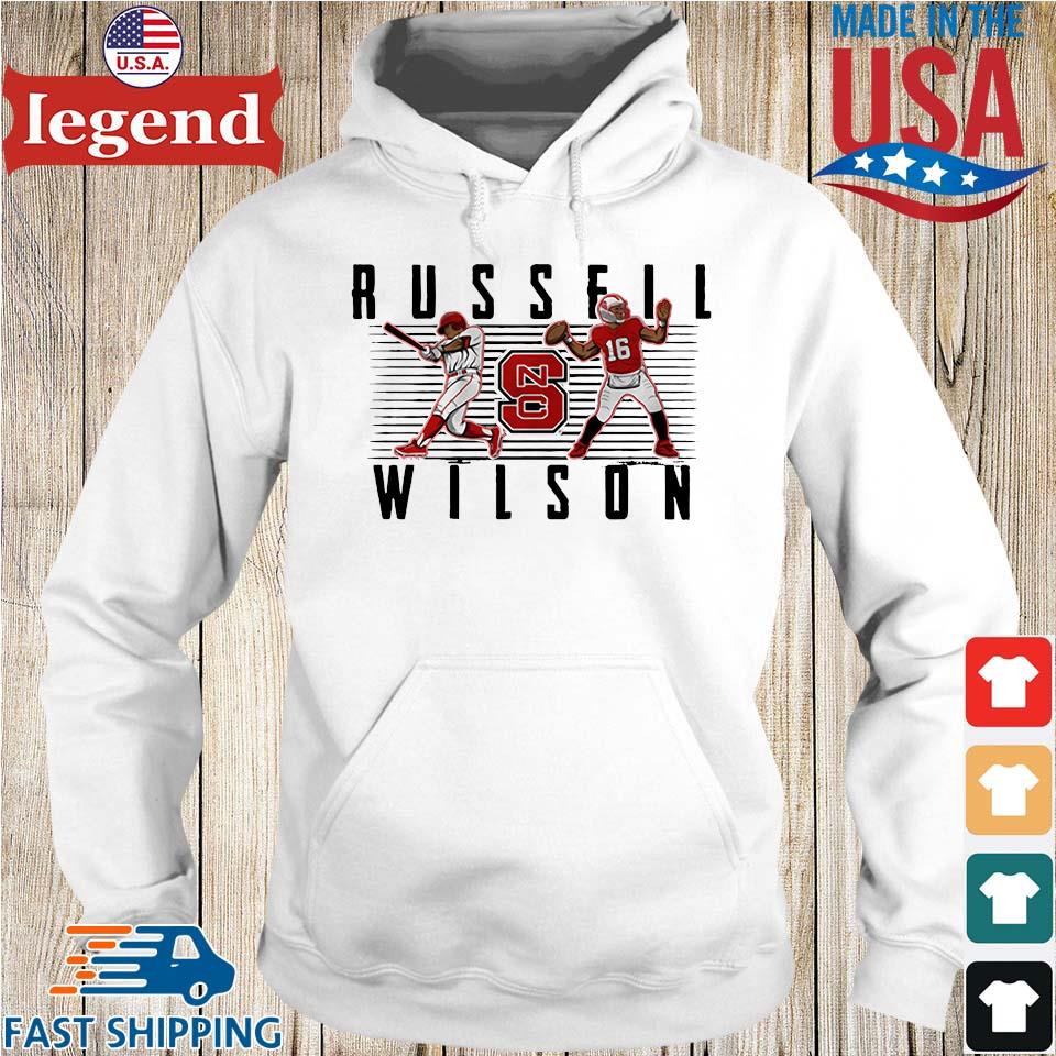 Russell Wilson Nc State Football And Baseball Shirt,Sweater, Hoodie, And  Long Sleeved, Ladies, Tank Top