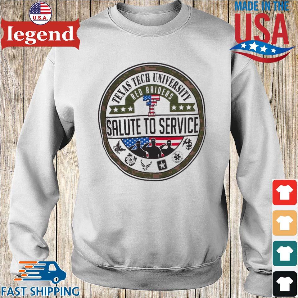 Texas Tech University Red Raiders Salute To Service shirt,Sweater