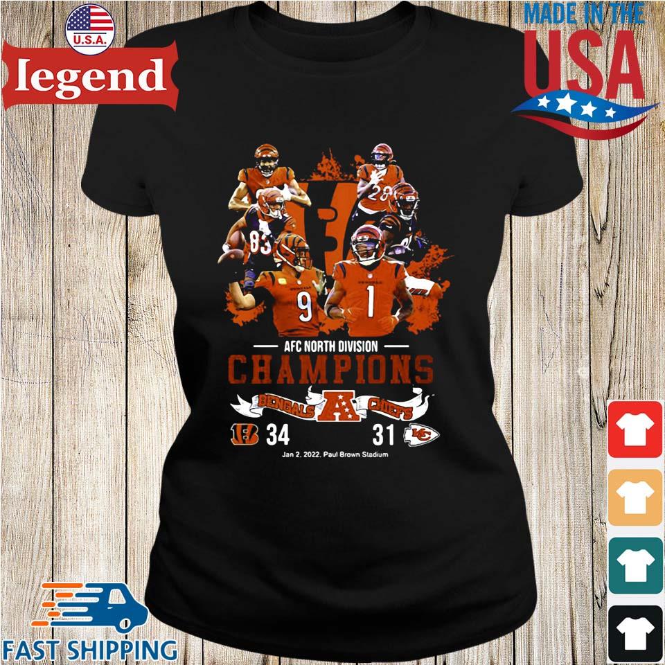 Nice cincinnati Bengals 2022 Afc North Division Champions shirt