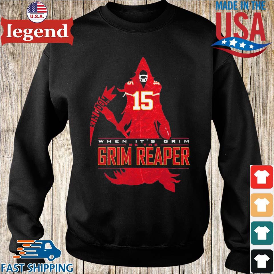 Chiefs Grim Reaper, Kansas City Chiefs, Andy Reid Chiefs Tee Shirt