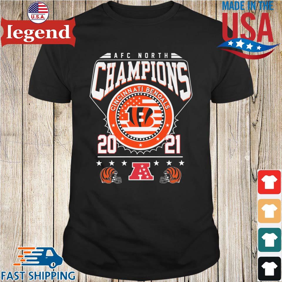 Cincinnati Bengals AFC North Champions 2021 shirt,Sweater, Hoodie, And Long  Sleeved, Ladies, Tank Top