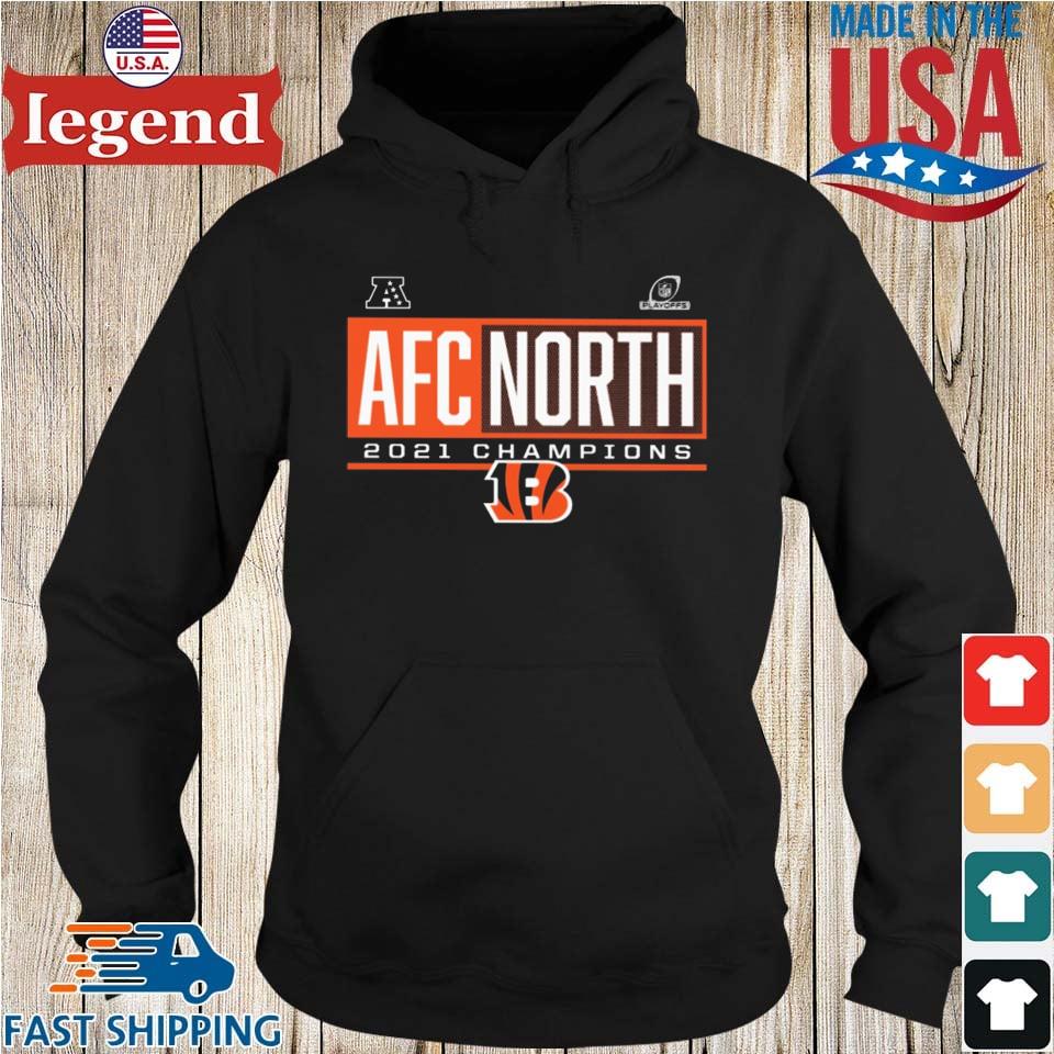 Cincinnati Bengals Playoffs AFC North 2021 Champions t-shirt, hoodie,  sweater, long sleeve and tank top