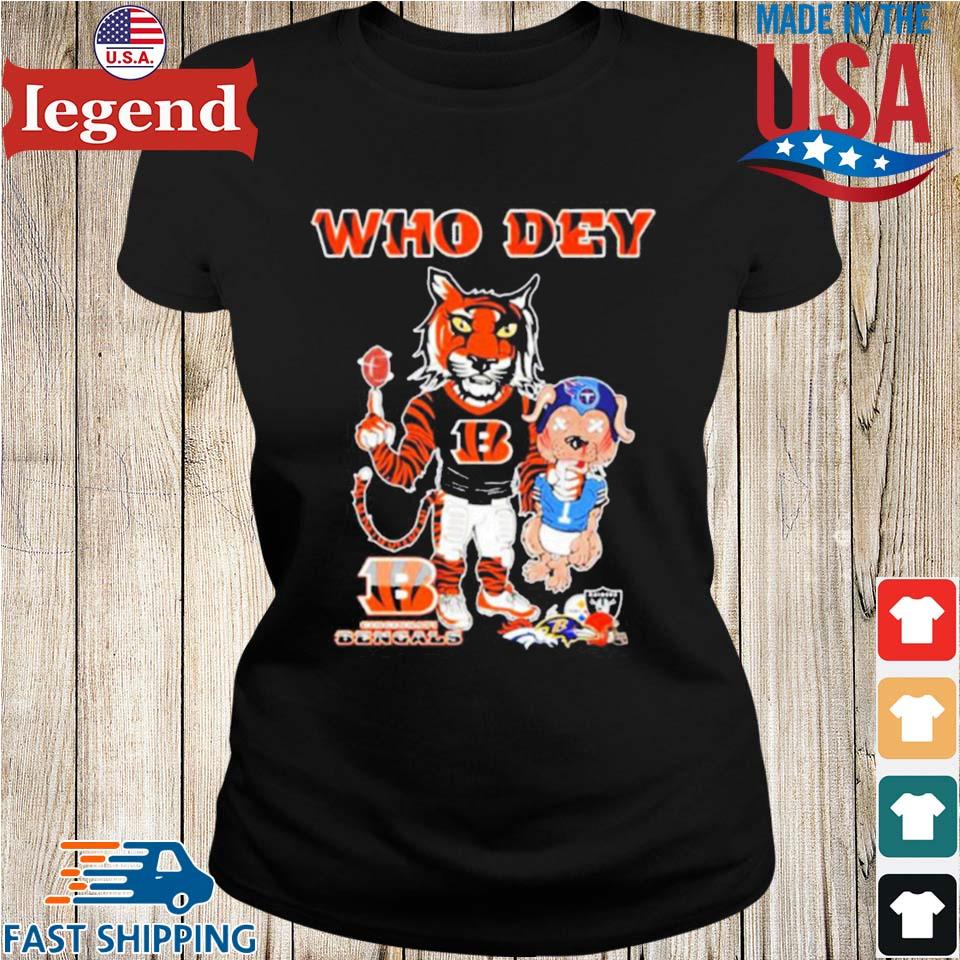 2022 Who Dey Tiger Cincinnati Bengals shirt, hoodie, sweater, long sleeve  and tank top