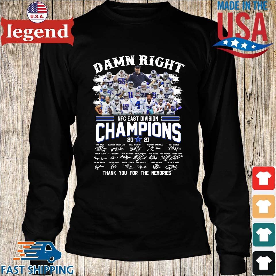 Awesome 2021 Dallas Cowboys NFC East Division Champions T-Shirt