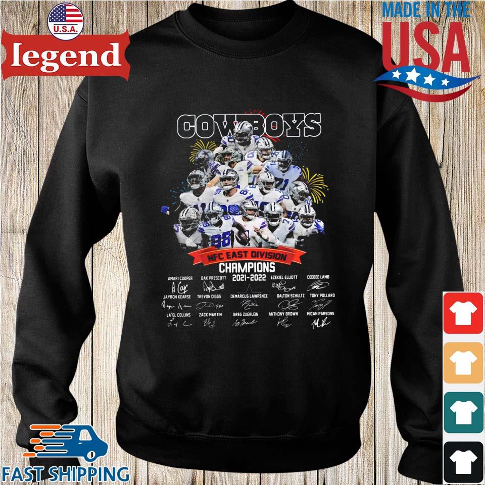 Dallas Cowboys 2021-2022 NFC East Division Champions Shirts,Sweater,  Hoodie, And Long Sleeved, Ladies, Tank Top