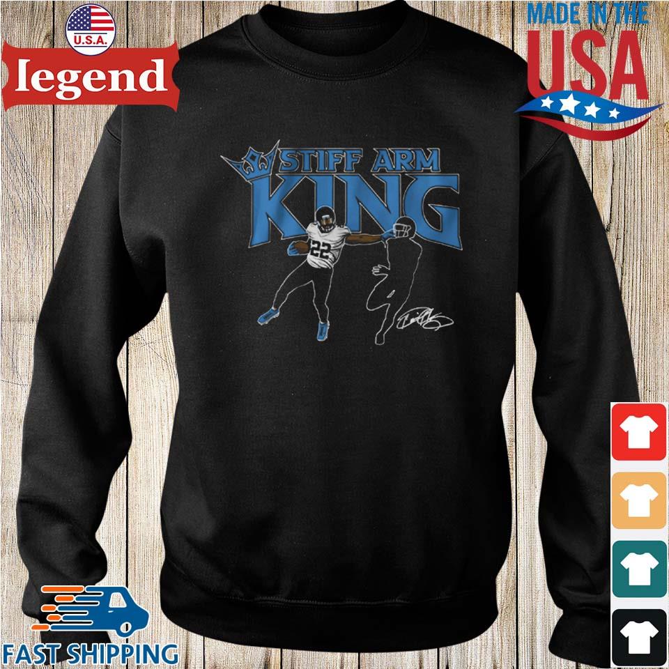 Derrick Henry Stiff Arm King Football Shirt,Sweater, Hoodie, And Long  Sleeved, Ladies, Tank Top