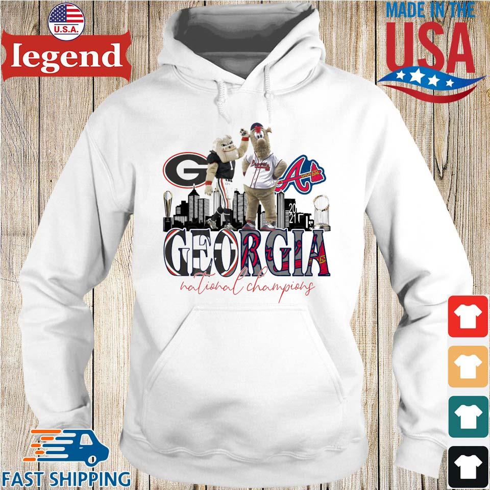 Georgia Bulldogs atlanta braves Georgia year of the champions shirt,  hoodie, sweater, long sleeve and tank top