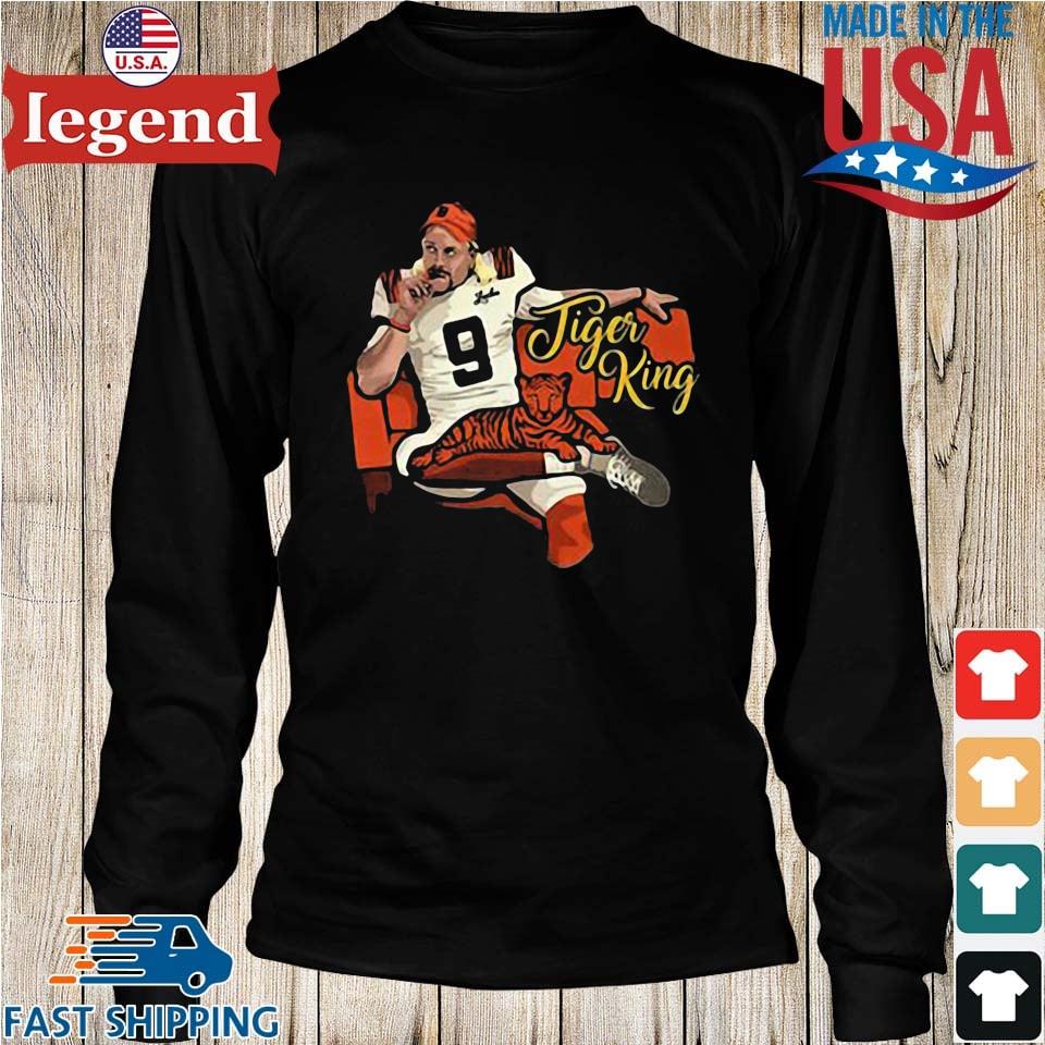 Joe Burrow Bengal Tiger King shirt,Sweater, Hoodie, And Long