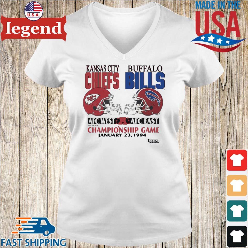 Kansas City Chiefs vs Buffalo Bills AFC West and AFC East Championship Game  shirt,Sweater, Hoodie, And Long Sleeved, Ladies, Tank Top