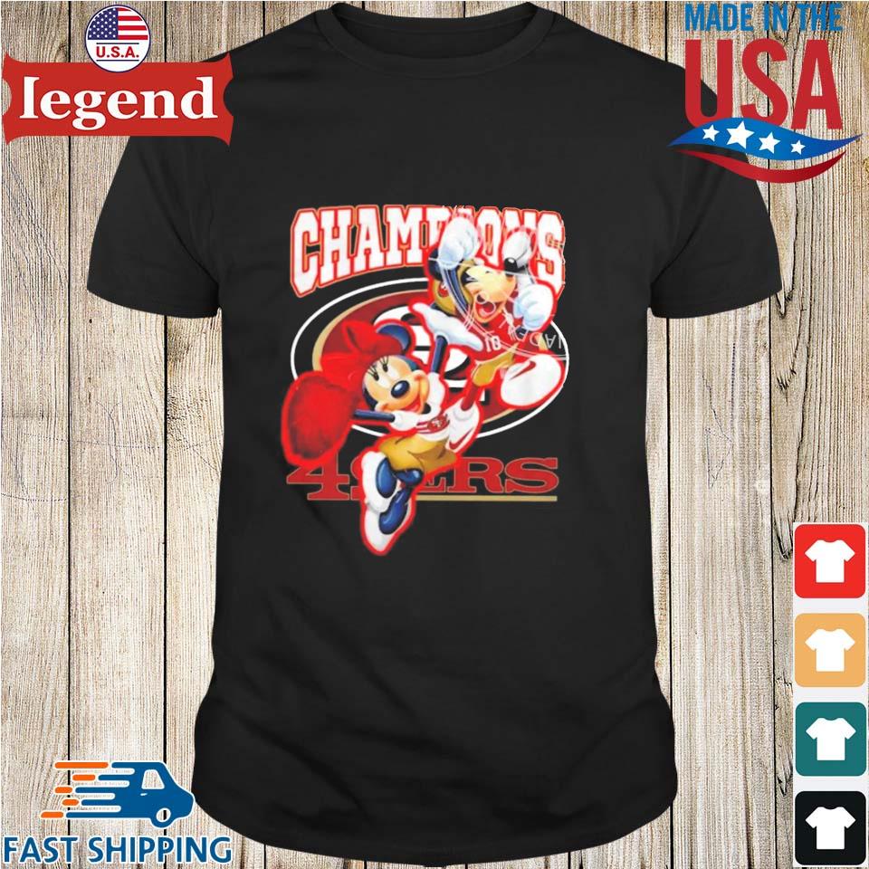 I Love The 49ers Mickey Mouse San Francisco 49ers T-Shirt - T