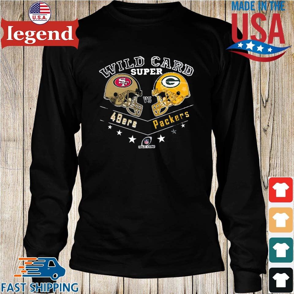 San francisco 49ers vs green bay packers 2022 super wild card nfl shirt,  hoodie, sweater, long sleeve and tank top