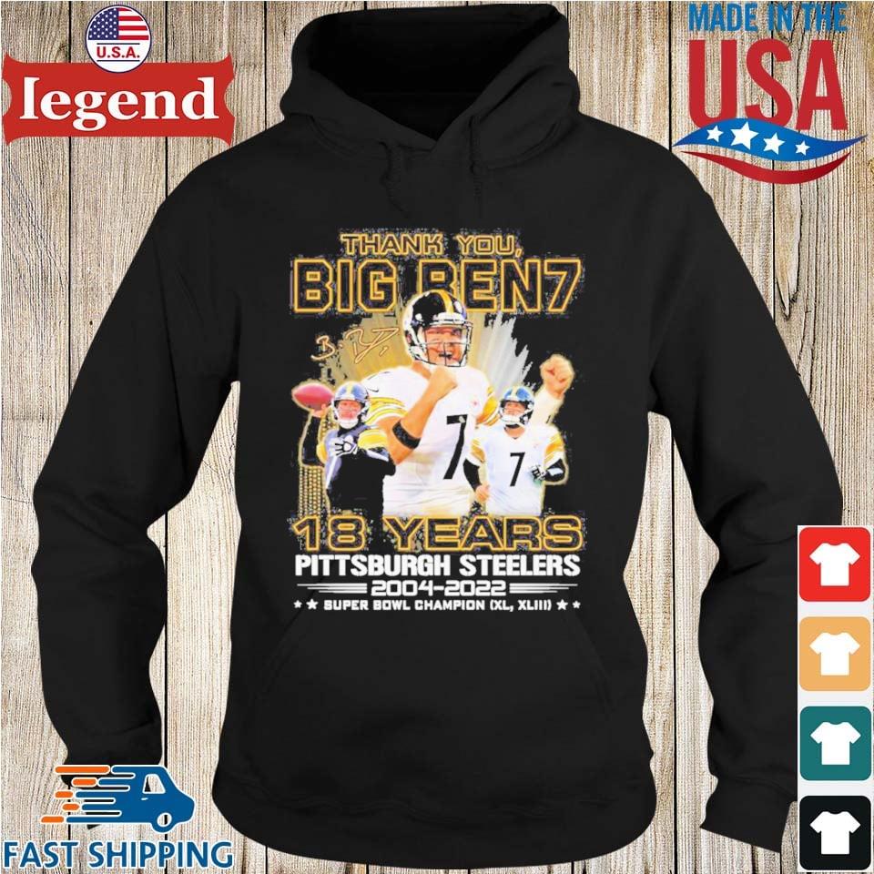 Ben Roethlisberger Big Ben 7 Steelers Pittsburgh 2022 T-Shirt, hoodie,  sweater and long sleeve