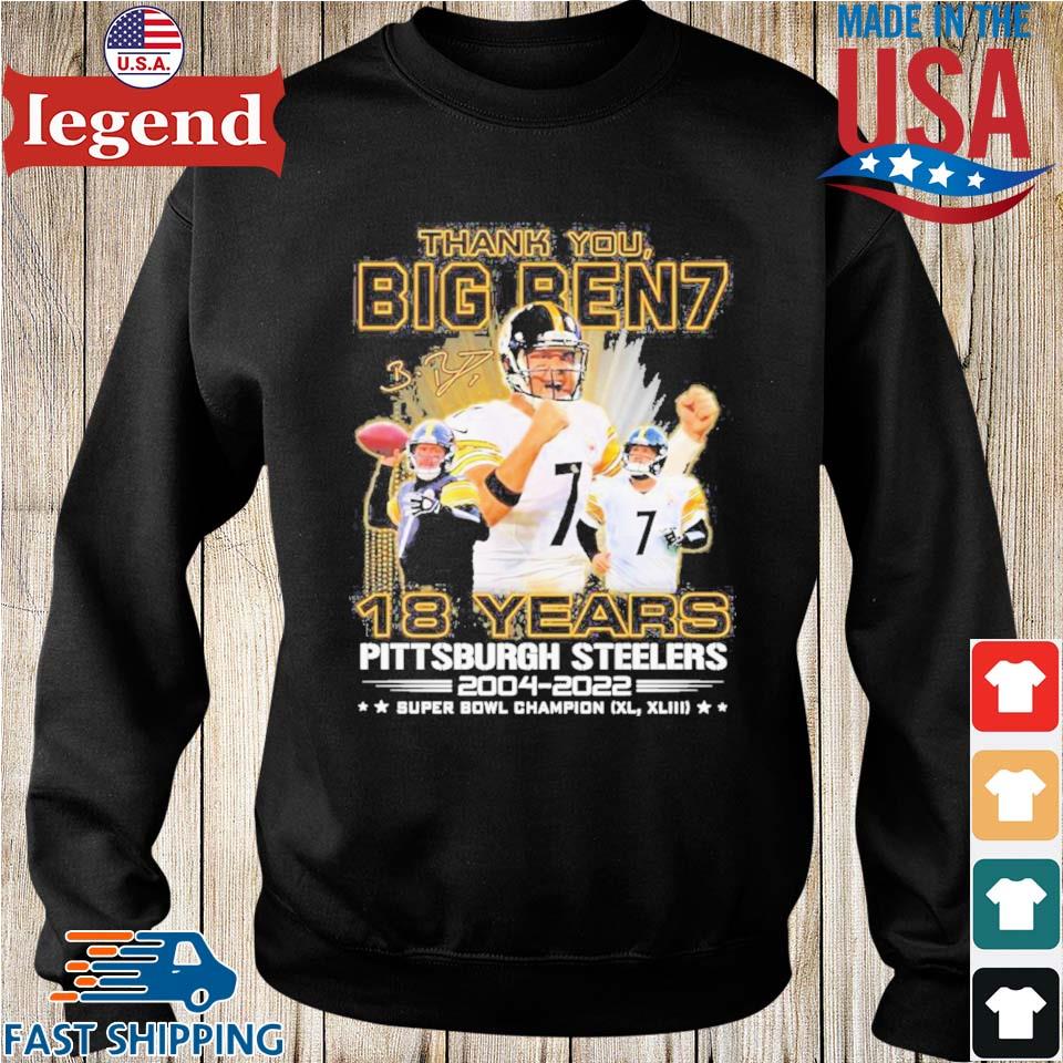 Ben Roethlisberger Pittsburgh Steelers thank you Big Ben shirt