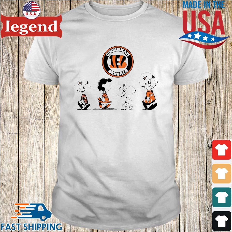 The Peanuts Characters Snoopy And Friends Cincinnati Bengals