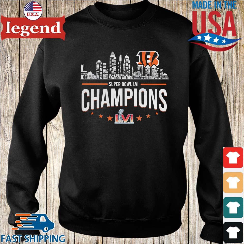 2022 Bengals Super Bowl LVI Champions shirt, hoodie, sweater, long sleeve  and tank top