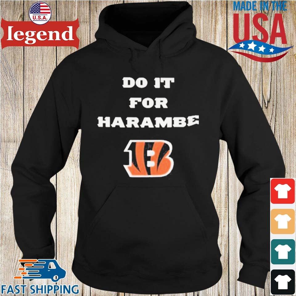 Cincinnati Bengals Do It For Harambe Shirt, hoodie, sweater, ladies v-neck  and tank top