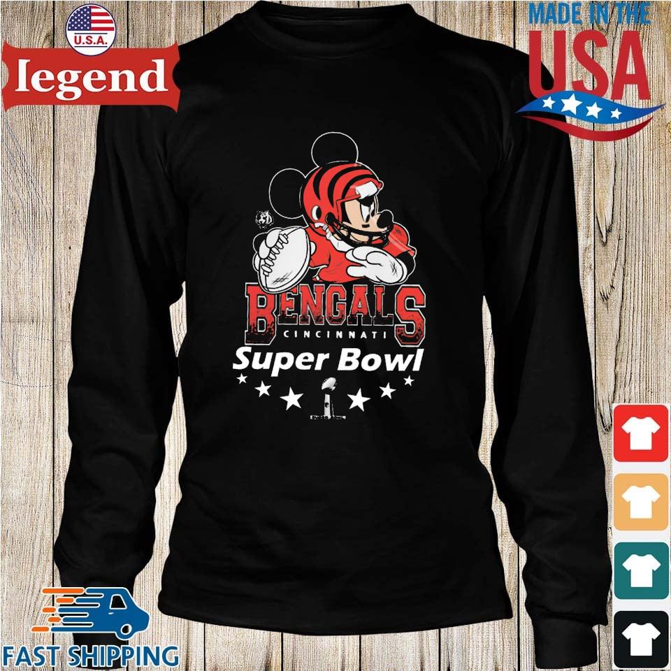 Official mickey cincinnati bengals 2022 super bowl shirt, hoodie