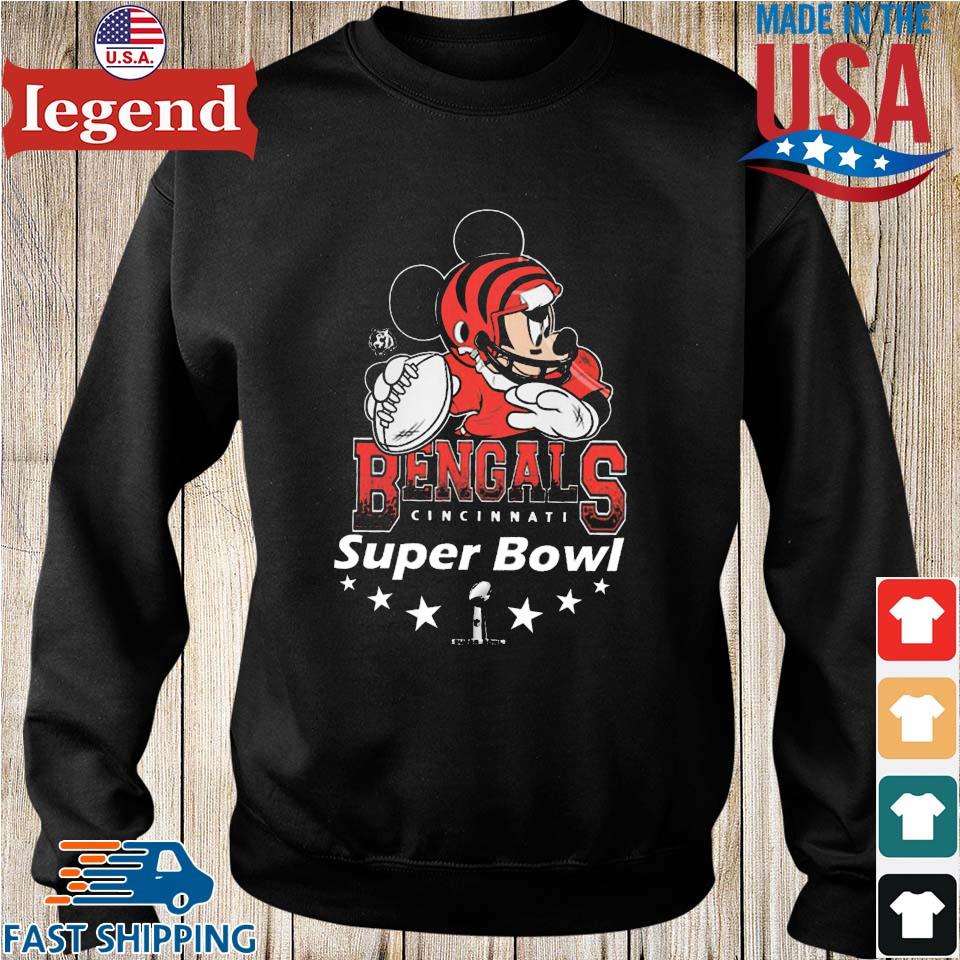 Mickey Mouse Cincinnati Bengals 2022 Super Bowl shirt, hoodie, sweater,  long sleeve and tank top