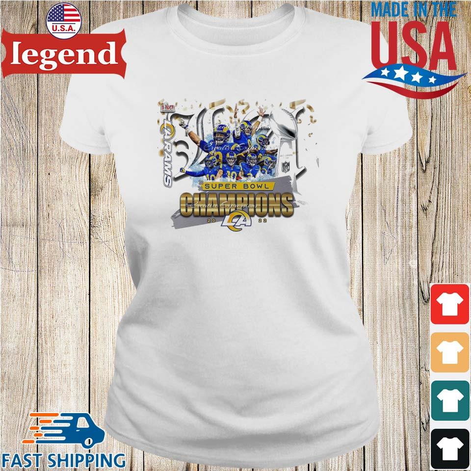 LVI 2022 Super Bowl LA Rams Champion Shirt,Sweater, Hoodie, And Long  Sleeved, Ladies, Tank Top