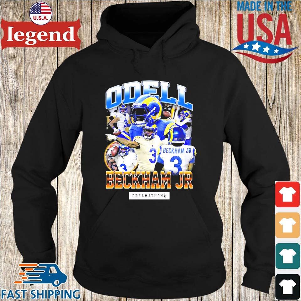 Official odell Beckham Jr American Los Angeles Rams Football Shirt, hoodie,  sweater, long sleeve and tank top