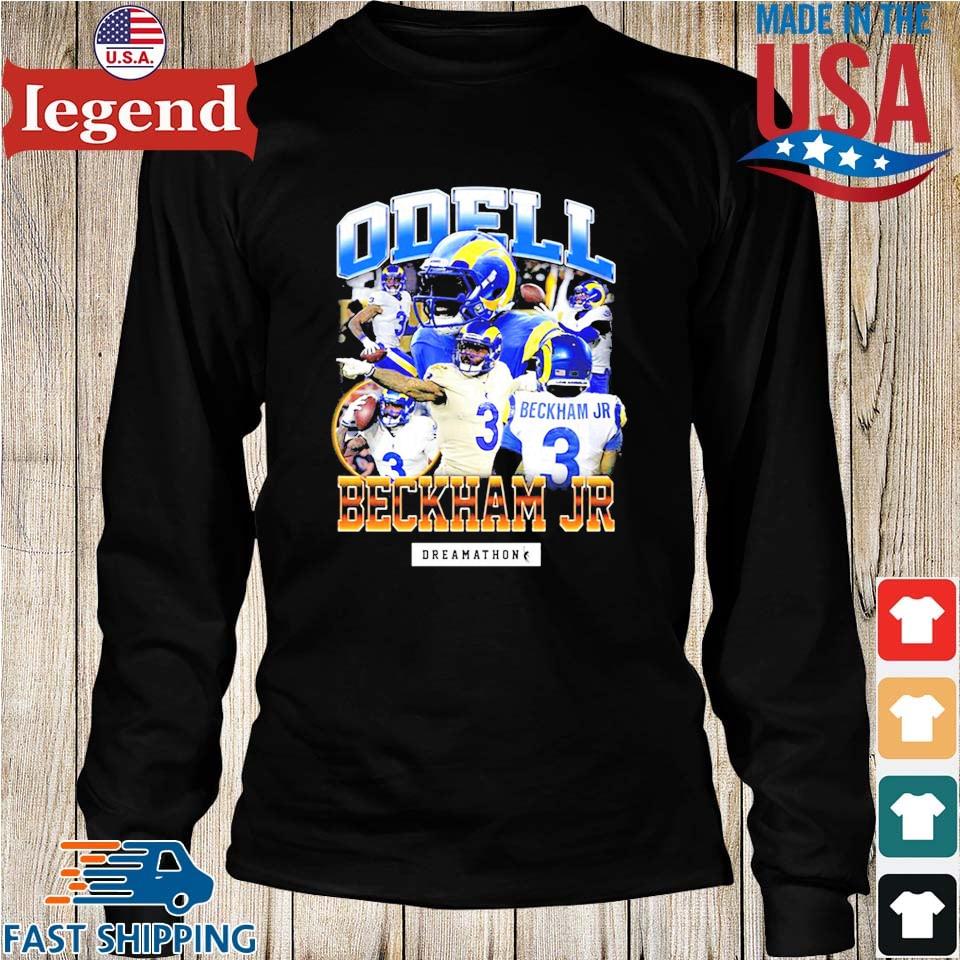 Official odell Beckham Jr American Los Angeles Rams Football Shirt, hoodie,  sweater, long sleeve and tank top