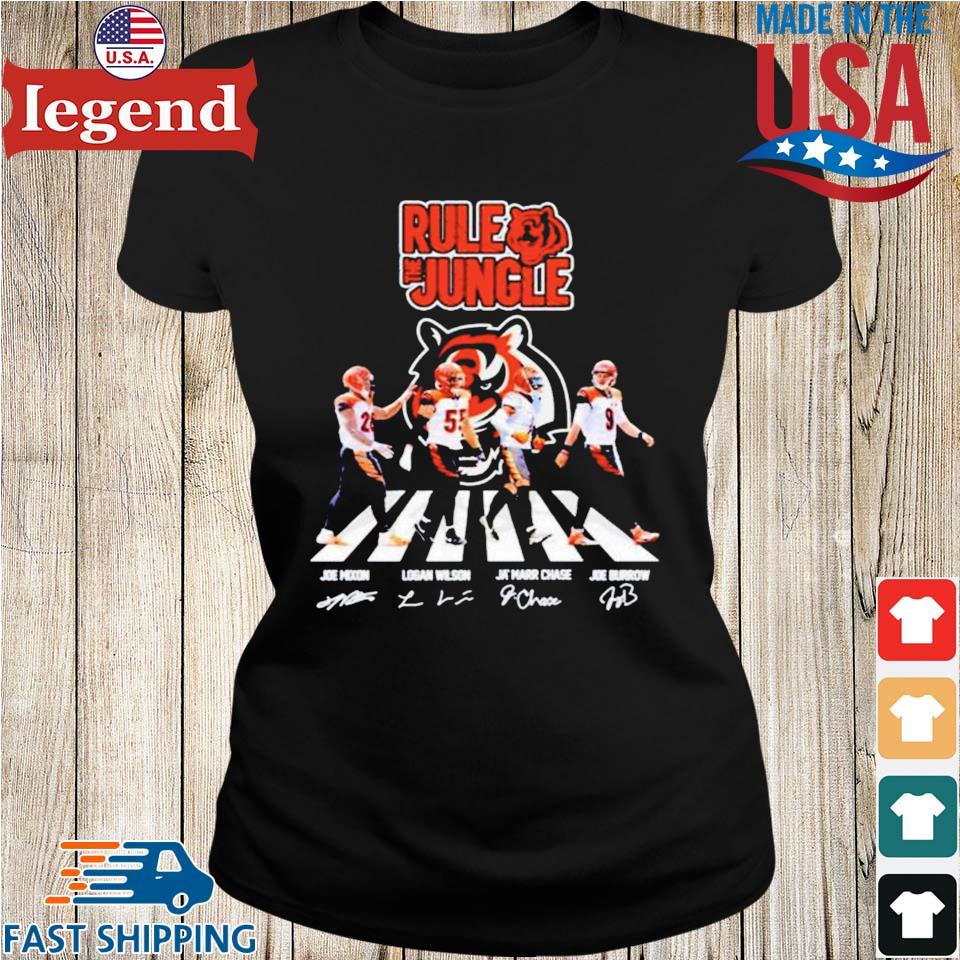 Official The Bengals Abbey Road signatures 2022 shirt, hoodie, sweater,  long sleeve and tank top