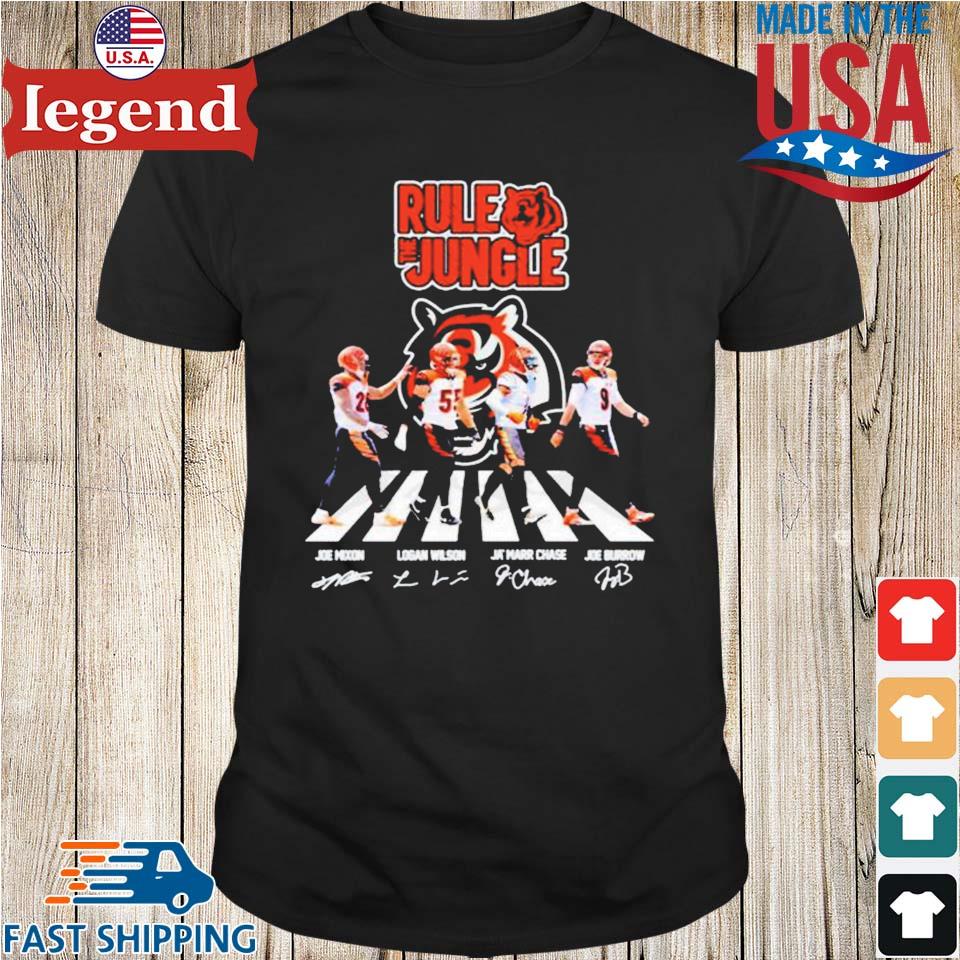 Official cincinnati Bengals Rule The Jungle T-Shirt, hoodie, sweater, long  sleeve and tank top