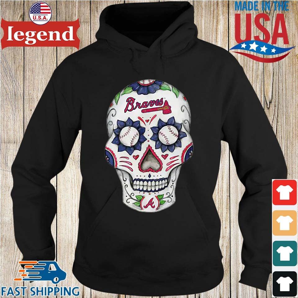 Atlanta Braves Sugar Skull Collection T Shirt, hoodie, sweater