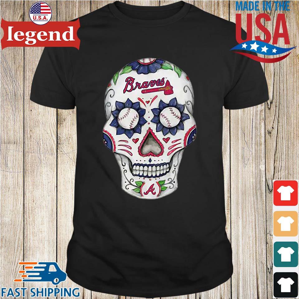 Atlanta Braves Sugar Skull Collection T Shirt, hoodie, sweater, long sleeve  and tank top