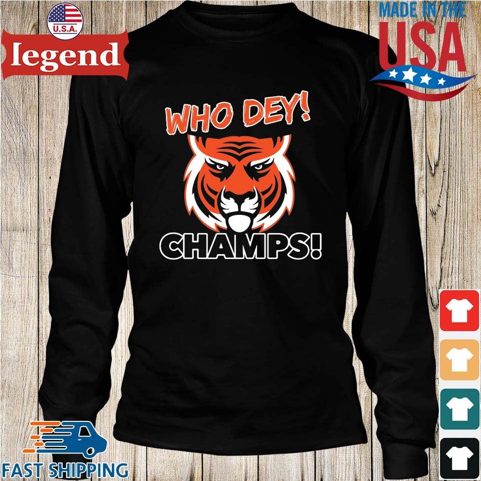 Cincinnati Bengals the year of the tiger who dey vs everybody shirt