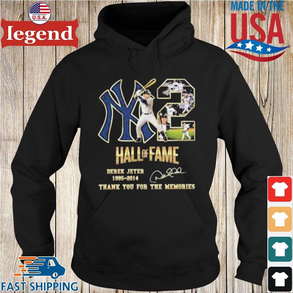 Design 02 hall of fame derek jeter 1995-2014 thank you for the memories  shirt, hoodie, sweater, long sleeve and tank top