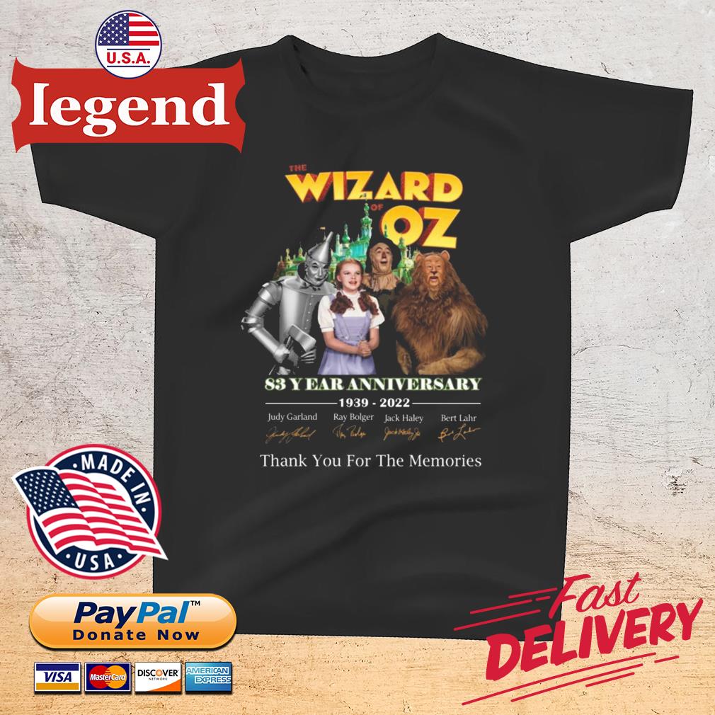 The Wizard Of Oz 83 years anniversary 1939-2022 thank you for the