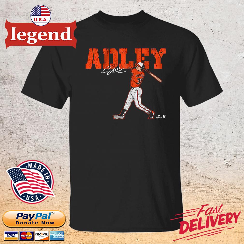 Design adley Rutschman Swing Signature T-Shirt, hoodie, sweater, long  sleeve and tank top