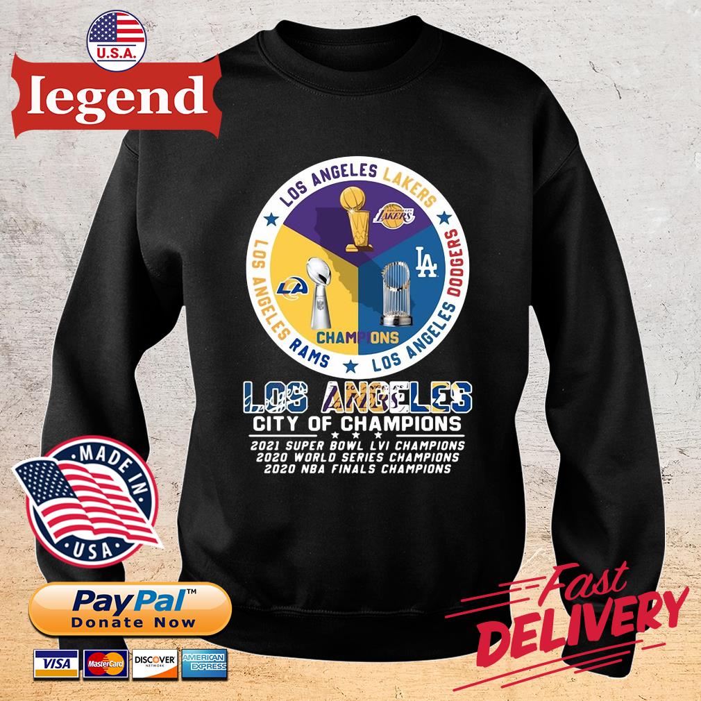 Los Angeles City of Champions Los Angeles Rams Shirt, hoodie, sweater, long  sleeve and tank top